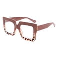 thumbnail image 1 of Reading Glasses Oversized Square Frame Over The Counter Dusty Rose Tortoise 2.5, 1 of 7