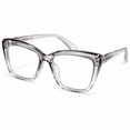 thumbnail image 1 of Reading Glasses for Women, Square Readers for Near Intermediate & Distance Vision, Lightweight Full Rim Fashion Eyeglasses,Gray  - +1.50,Blue Light Blocking, 1 of 4