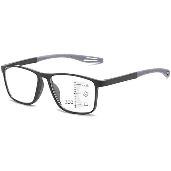 Reading Glasses for Men Blue Light Blocking Readers with Lightweight TR90 Frame Non-Slip Grip Computer Phone Tablet