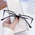 thumbnail image 1 of Reading Glasses for Women Men 1.0 x - Blue Light Blocking Computer Glasses, Oversize Square Eyestrain,Gradient Black, 1 of 9