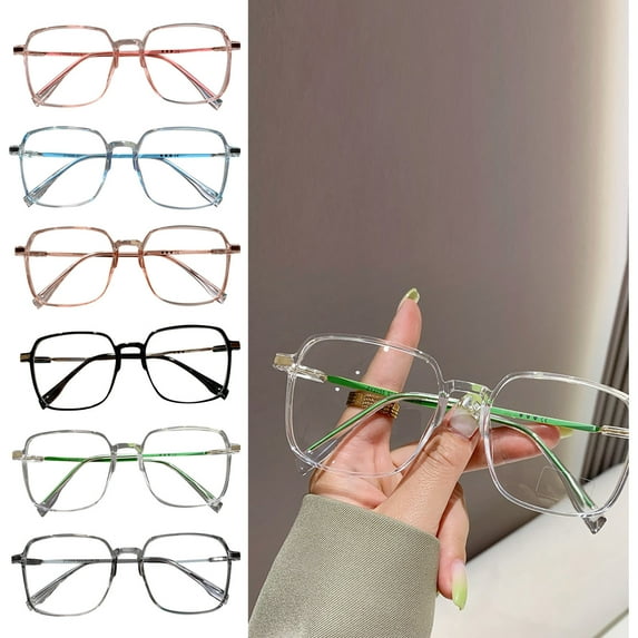 Reading Glasses for Women Men 2.0- Blue Light Blocking Readers, Anti Glare Computer Glasses, Oversize Square Eyestrain ,Light Brown