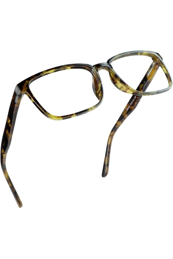 Reading Glasses with Flexible Spring Hinge, Blue Light Blocking Glasses for Women and Men, Anti eyestrain (Tortoise, +1.25 Magnification)