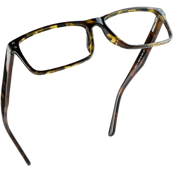 Reading Glasses with Flexible Spring Hinge, Blue Light Blocking Glasses for Women and Men, Anti eyestrain (Tortoise, +2.75 Magnification)