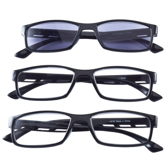 Reading Glasses And Sunglasses - Set Of 3