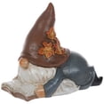 thumbnail image 1 of Reading Gnome Home Autumn Fall Harvest Decoration 5" Height, 1 of 2