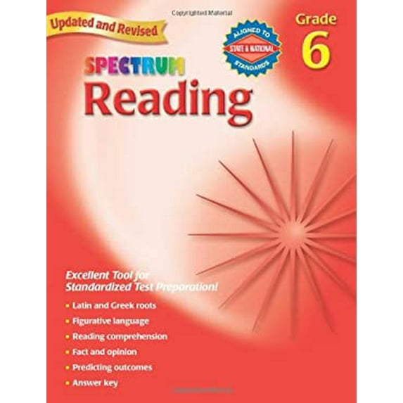 Pre-Owned Reading, Grade 6 (Spectrum) (Paperback) 076963866X 9780769638669