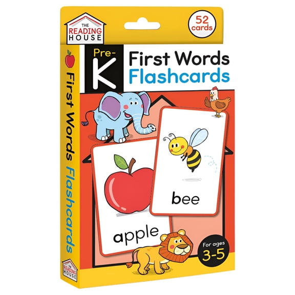 The Reading House: First Words Flashcards: Flash Cards for Preschool and Pre-K, Age 3-5, Learning to Read, Sight Word, 52 First Words in Preschool and Kindergarten, Phonics, Memory Building (Other)