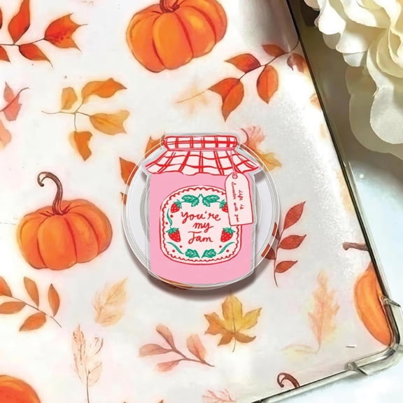 Reading Is My Jam Acrylic Phone Grip, Jam Holder, Griptok for Book Lovers