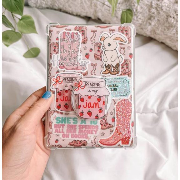Reading Is My Jam Phone, Sweet Girlie, Reading Vibe Phone Grip, Book Lover Phone Holder, E-Reader Accessory