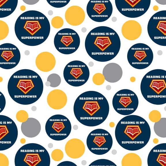 Reading Is My Superpower Premium Gift Wrap Wrapping Paper Roll