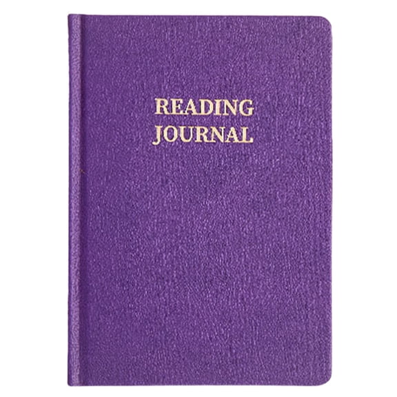Reading Journal Book Tracker Notebook 2026 Reading Log Book, 5.8x8.3 Inch A5 PU Leather Hardcover Deep Purple, Book Review Diary for Bookworms Avid Readers Teens, 176 Pages, LJAI