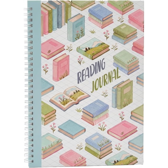 Reading Journal for Book Lovers, Hard Cover, Bookish for Readers | 52 with Reading Log & Review Pages For Keeping Notes, Reading Gifts for Women