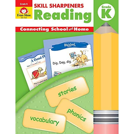 Pre-Owned Skill Sharpeners: Reading, Grade Kindergarten Workbook Paperback