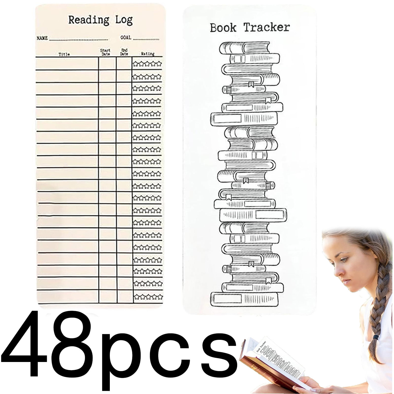 Reading List Bookmark,2025 Reading Tracker,Reading Log Bookmark,Reading ...