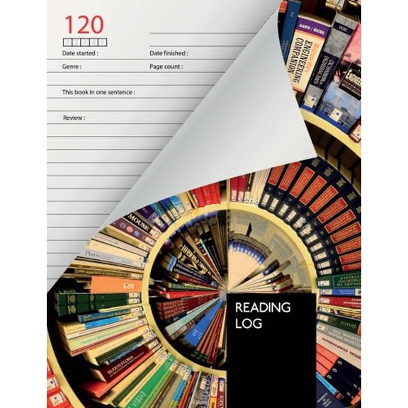 Pre-Owned Reading Log: Reader's Journal for 120 books