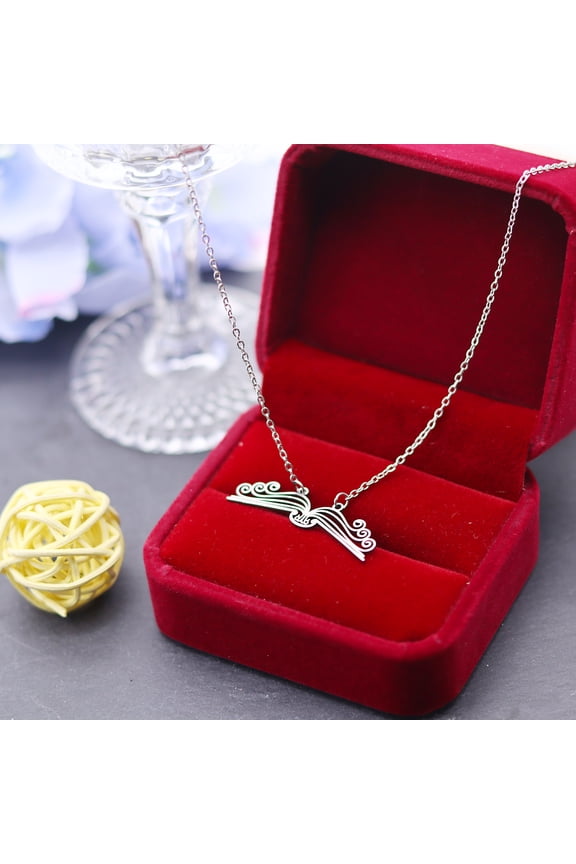 Reading Lover Book Pendant Necklace For Women Men Stainless Steel Bookworm Student Graduation Gift Library Jewelry Choker