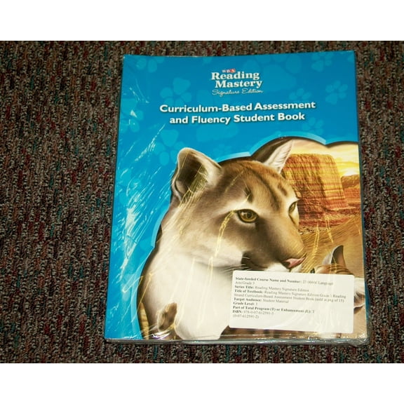 Reading Mastery Reading/Literature Strand Grade 3, Assessment & Fluency Student Book Pkg/15