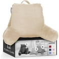 Reading Pillow, Back Rest Pillow for Sitting in Bed with Arms for Kids