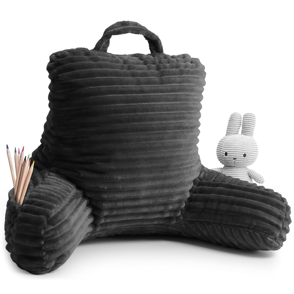 Reading Pillow For Kids Back Pillow For Sitting In Bed, Plush Bed