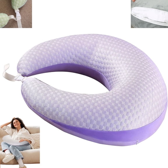 Reading Pillow for Gaming, Lap Desk Pillow for Sitting in Bed or Sofa, for Arm Support & Reducing Lap Arm Sore During Reading, Working, Elbow Rest with