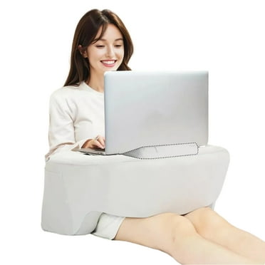 Reading Pillow Lap Desk Pillow for Adult, Memory Foam Lap Pillow for Sitting in Bed, Couch or Floor Reading Watching TV Gaming