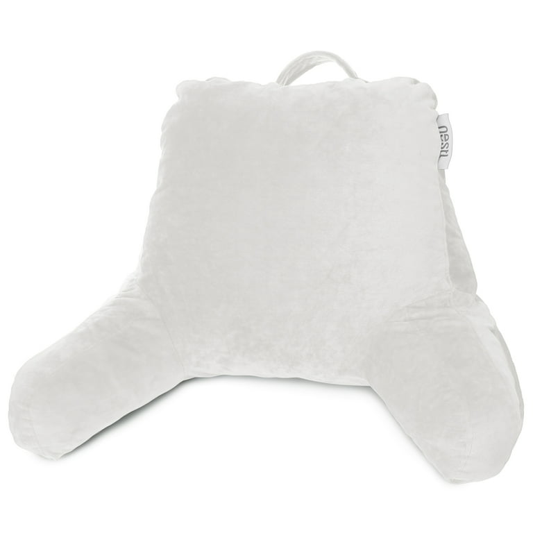 Reading Pillow,Back Rest Support Pillow,Backrest Pillows For Bed With  Arms,With Pockets And Neck Pillow,ideal For Sitting,reading Or Playing