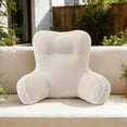 thumbnail image 1 of Reading Pillow for Sitting in Bed, Back Support Pillow for Sitting Up, Bed Rest Pillow, Lumbar & Neck Back Support, Adult Back Pillow Bed Chair for Bed Rest, Reading, Watching TV, Gaming, 1 of 6