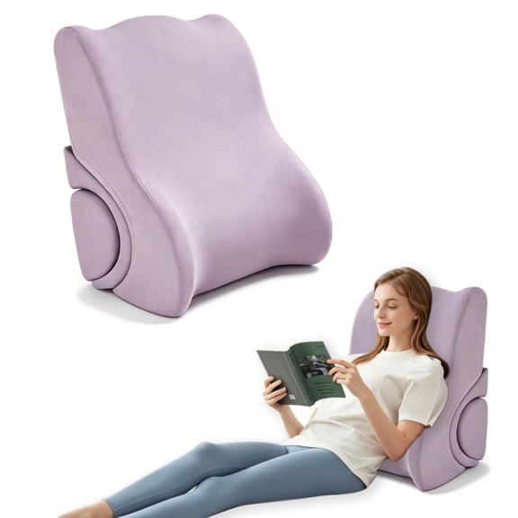 Reading Pillow for Bed, Backrest Pillow for Sitting Up, Bed Support Pillow for Reading, Floor Pillow for Relaxing and Lounging