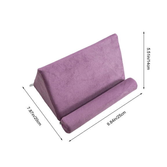 Reading Pillow with Tablet Holder 7.87x9.84 Inch Multi-Angle Support Cushion for Bed Sofa Lap Desk Virelaxpo