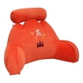 thumbnail image 1 of Reading Pillows for Sitting in Bed Adult Velvet Back Rest Support Cushion for Sitting Up on Bed Couch Sofa Floor Watching TV Reading Gaming Dorm Essentials with Arms Support, 1 of 9