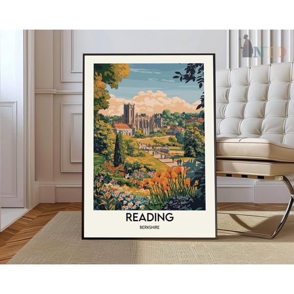 Reading Poster, Readingreading Print, Reading Photo, Reading Poster Print, Reading Travel Poster, Reading England Poster Wall Art, Modern Wall Decor, 24x36 UNFRAMED