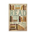 thumbnail image 1 of Reading Posters Classroom Reading Poster Library Poster Poster Decorative Painting Canvas Wall Art Living Room Posters Bedroom Painting, 1 of 1