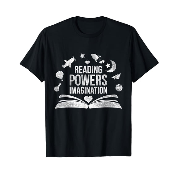 Reading Powers Imagination Reading T-Shirt