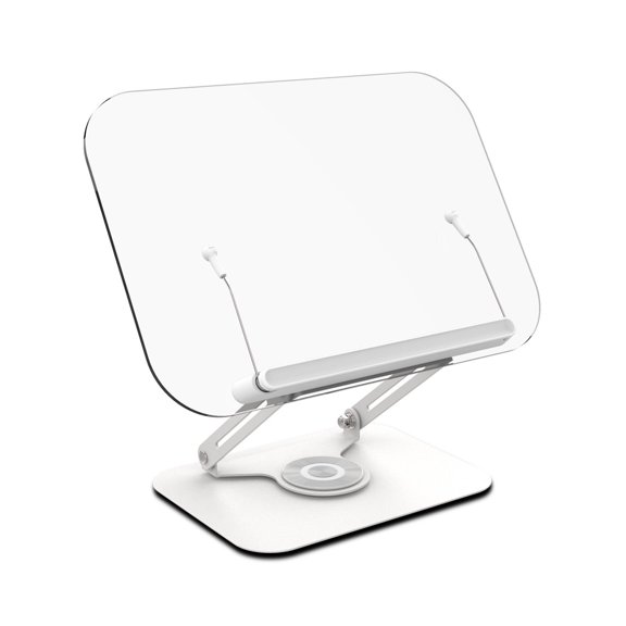 Reading Rack, Height Adjustable and 360 Rotating Base Optional for Kids and Students Tablet Stand