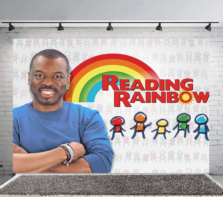 Reading Rainbow Backdrop Banner Party Supplies Poster Movie Theme ...