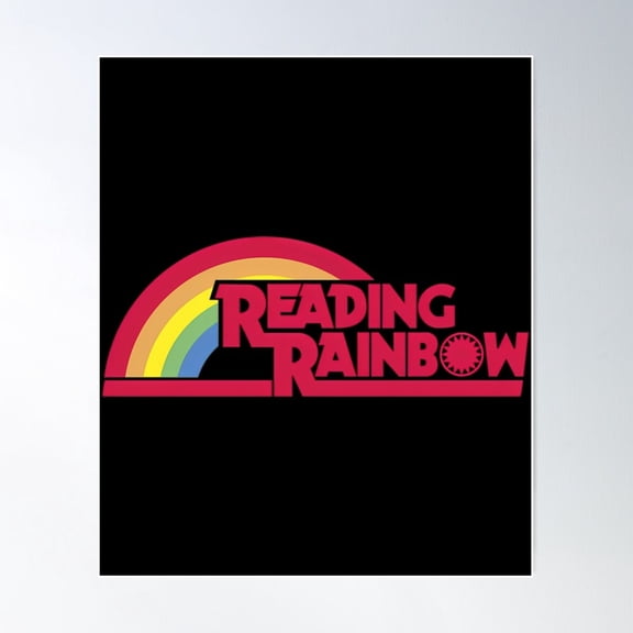 Reading Rainbow Poster Wall Art Modern Wall Decor For Living Room Bedroom