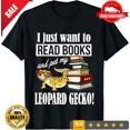 thumbnail image 1 of Reading Reptile Read Books Pet Leopard Gecko Lover T-Shirt Gift for Dad, Mom, Da, LIMITED EDITION-TH73853, 1 of 2