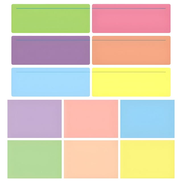 Reading Ruler Overlays for Dyslexia, 12pcs Guided Strips Highlight ...