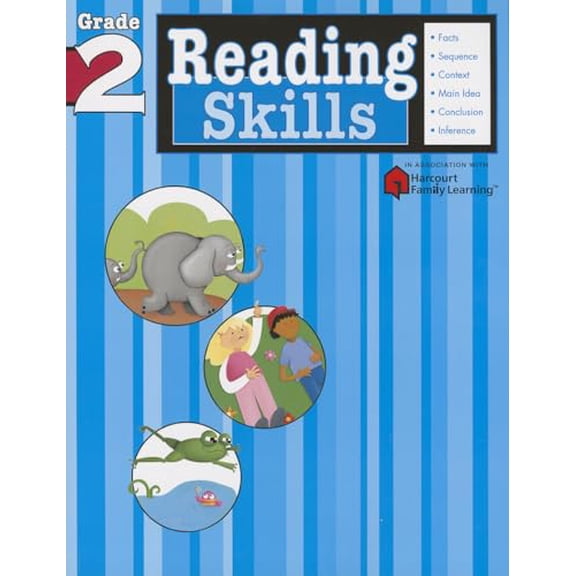 Pre-Owned Reading Skills: Grade 2 (Flash Kids Harcourt Family Learning) (Paperback) by Flash Kids (Editor)