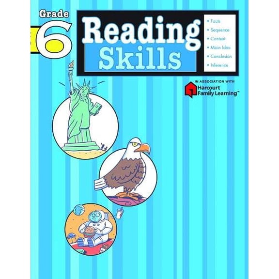 Pre-Owned Flash Kids Harcourt Family Learning Reading Skills, Grade 6, (Paperback)
