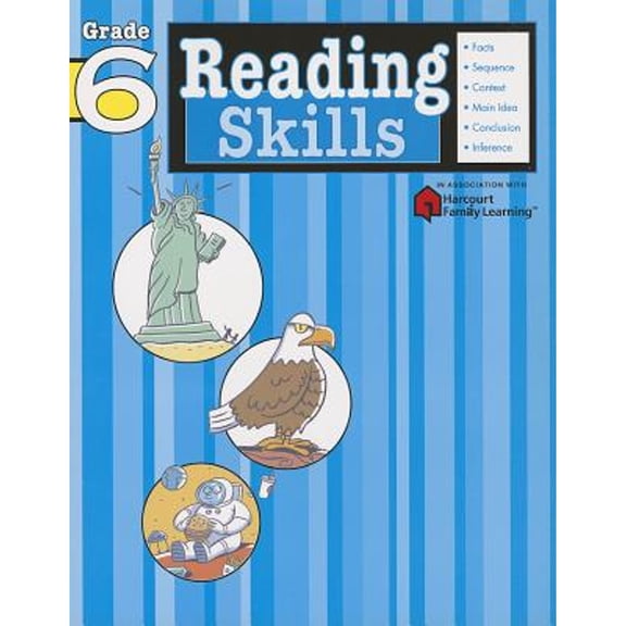 Pre-Owned Flash Kids Harcourt Family Learning Reading Skills, Grade 6, (Paperback)