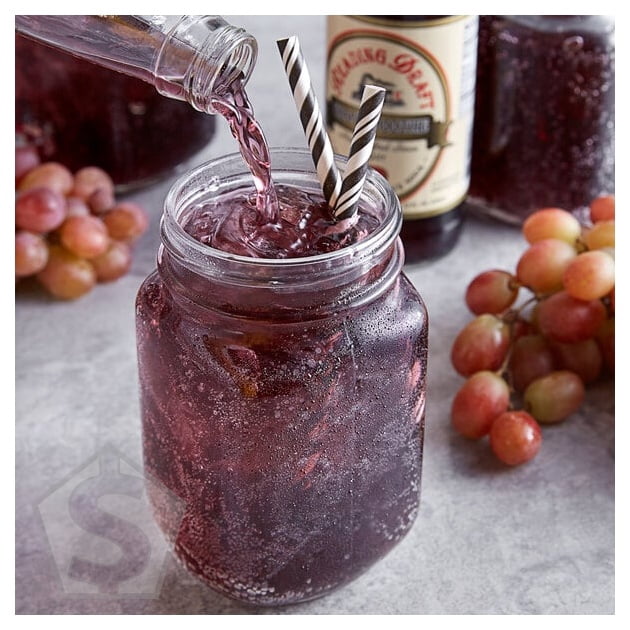 Reading Soda Works Grape Smoothie 12 fl. oz. - 12/Case