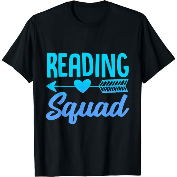 Reading Squad Book Reader Bookworm Matching T-Shirt