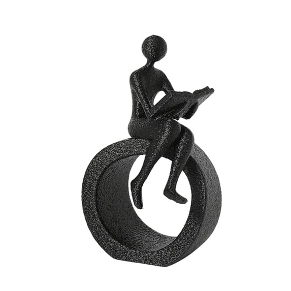 Reading Statue Moderns Abstract Art Sculptures Collectibles Figurines Bookshelf Decors Accents for Home Decors