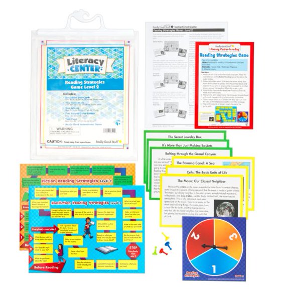 Reading Strategies Game Level 2 Literacy Center - 1 literacy center