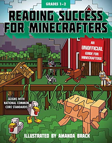 Pre-Owned Reading Success for Minecrafters: Grades 1-2 (Paperback) by Sky Pony Press