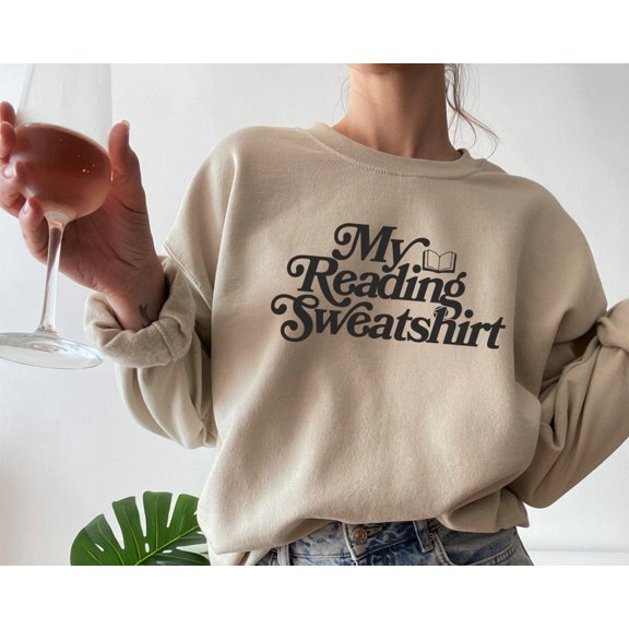My Reading Sweatshirt, Book Lover, Bookish Sweater, Bookish Shirts, Womens Crewneck Sweatshirt, Librarian Shirt, One More Chapter SWEATSHIRT All Size S-5XL