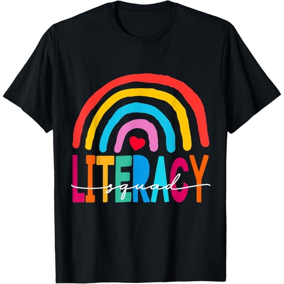 Reading Teacher Interventionist Specialist Literacy Squad T-Shirt