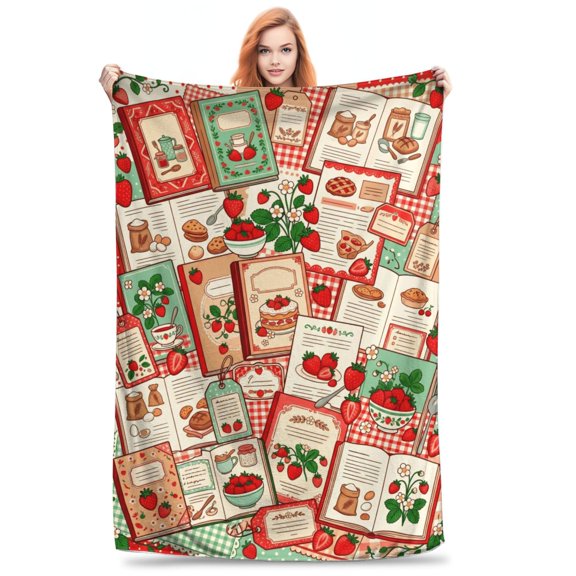 Reading Throw Blanket, Fantasy Book Lover Design with Dragon Pattern, Soft Blanket Gift for Readers Librarian Book Nerds 50x40