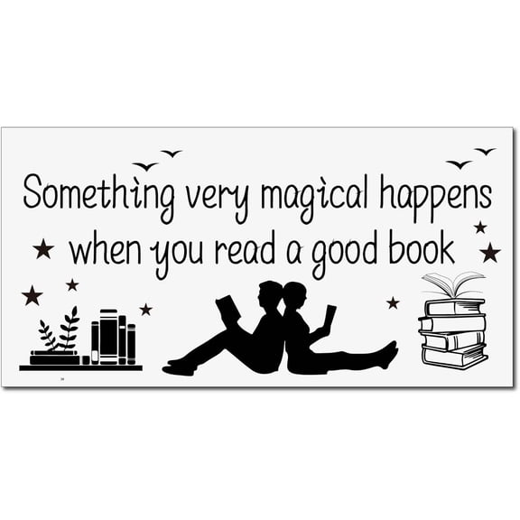 Reading Wall Decal Inspirational Quote Sticker Decor Art Sign